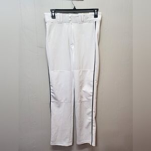 Easton Baseball Pants Medium‎ White Black Trim Softball Athletic C201